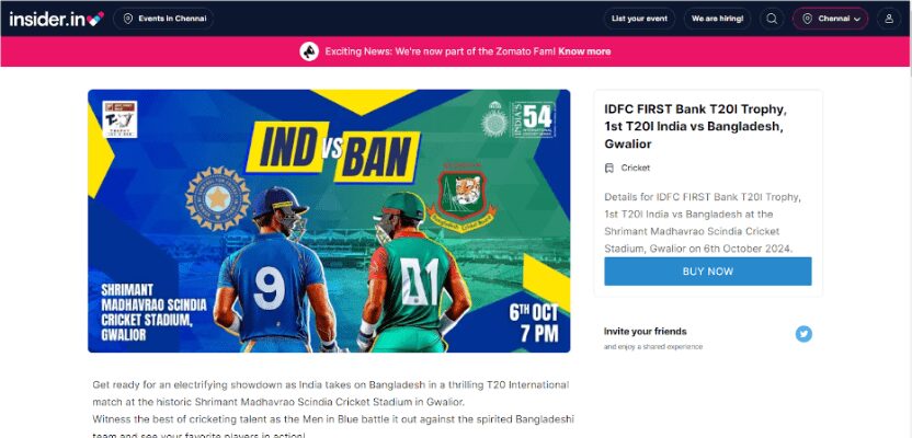 India Vs Bangladesh T20 Tickets India Vs Bangladesh T20 Tickets
