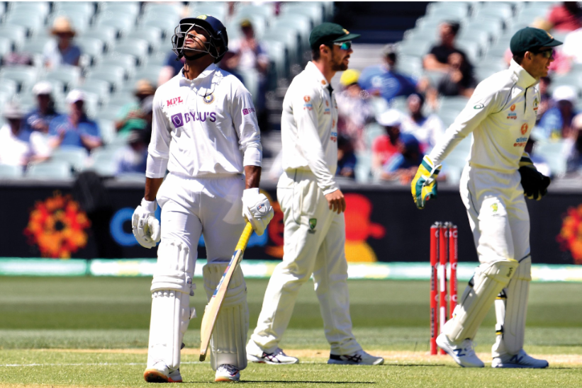 India - 36 runs vs Australia India - 36 runs vs Australia