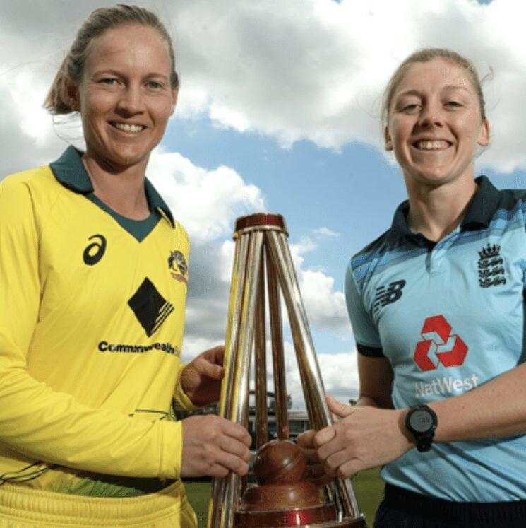current Women's Ashes trophy current Women's Ashes trophy