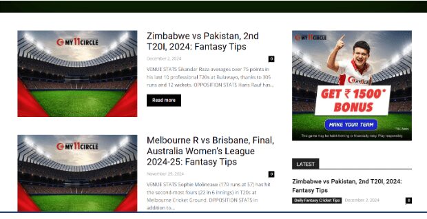 Dream 11 blog Dream 11 blog