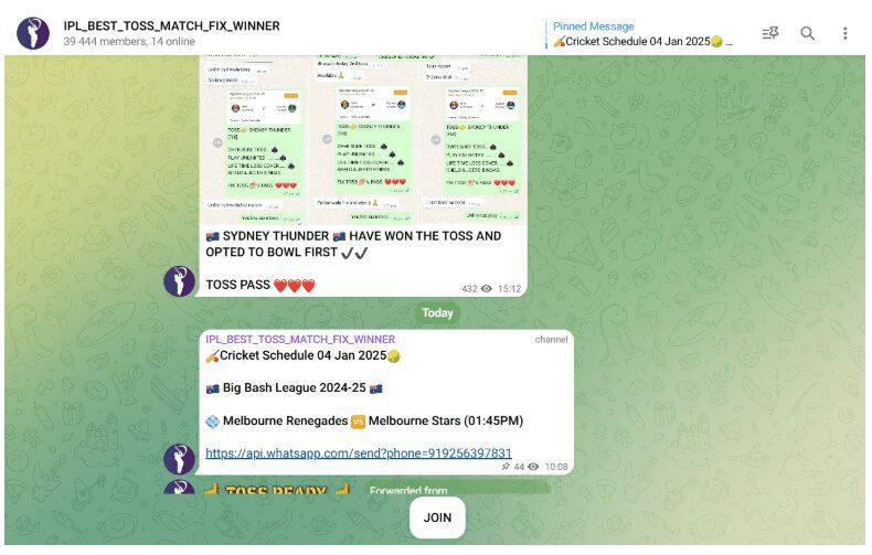 Telegram Prediction Scam Telegram Prediction Scam