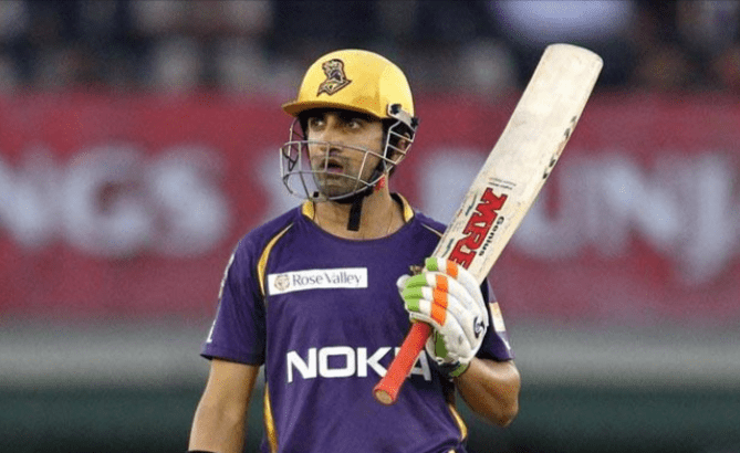 Gautam Gambhir In The List Of Most Fours in IPL History Gautam Gambhir In The List Of Most Fours in IPL History