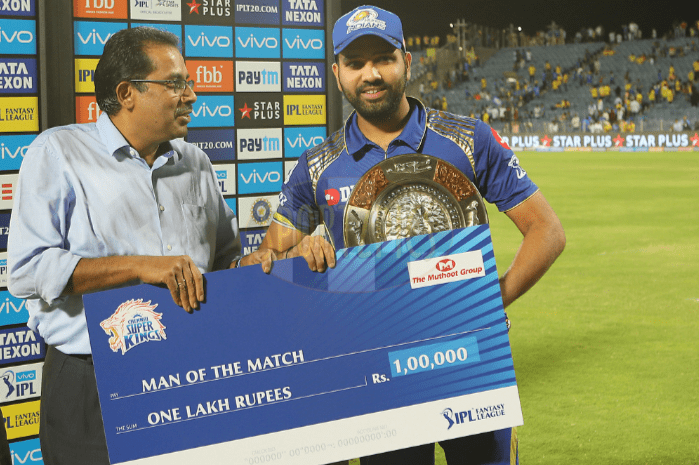 Rohit Sharma Won Most Man of the Match Rohit Sharma Won Most Man of the Match