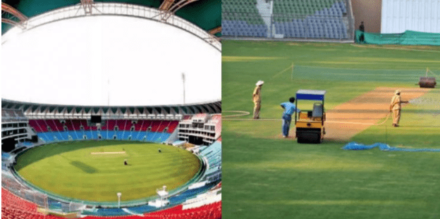Ekana Cricket Stadium pitch Ekana Cricket Stadium pitch
