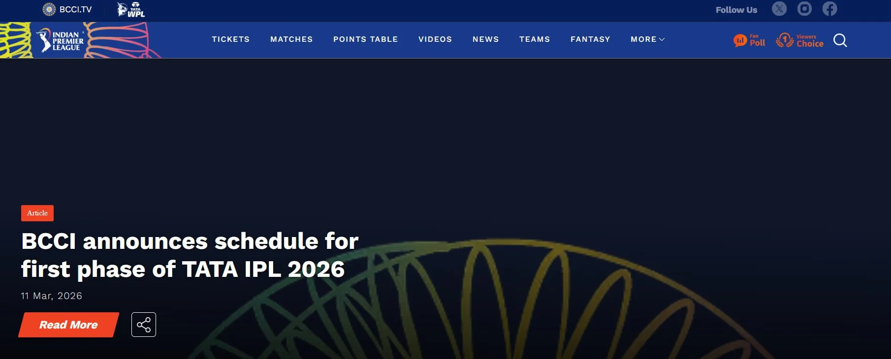IPL Official Website IPL Official Website