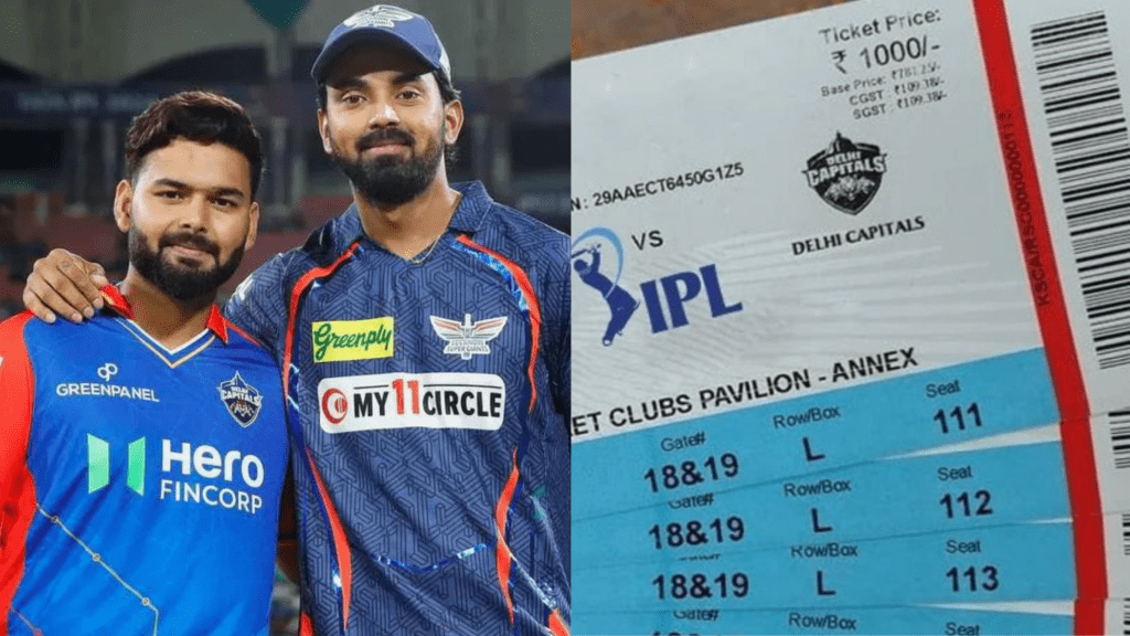 LSG vs DC 2025 Match Tickets