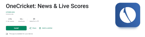 OneCricket