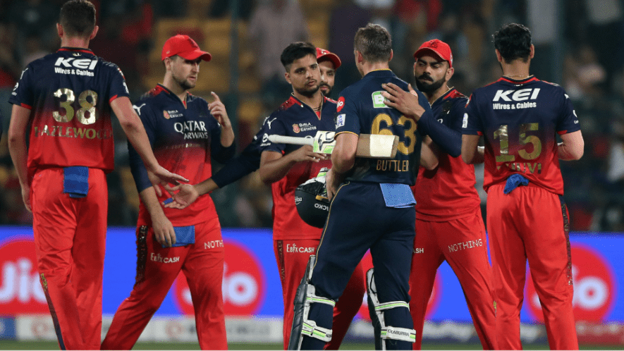 RCB Lost Their First Homeground Match Against GT RCB Lost Their First Homeground Match Against GT