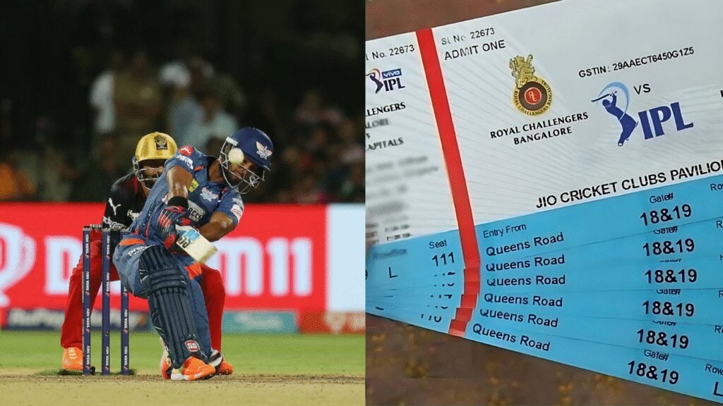LSG vs RCB Match Tickets