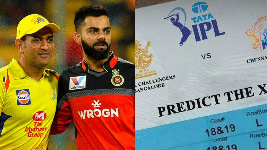 RCB vs CSK Match Tickets