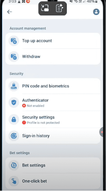 Click on "Withdraw Funds." Click on "Withdraw Funds."