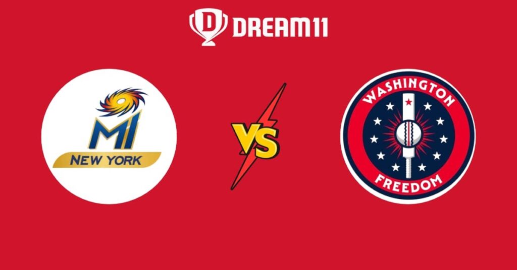 WAS vs NY MLC Final Dream11 Prediction