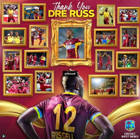 Andre Russell to Retire from International Cricket Andre Russell to Retire from International Cricket