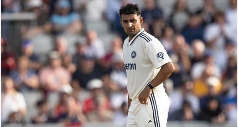 Anshul Kamboj- in indian test jersey Anshul Kamboj- in indian test jersey