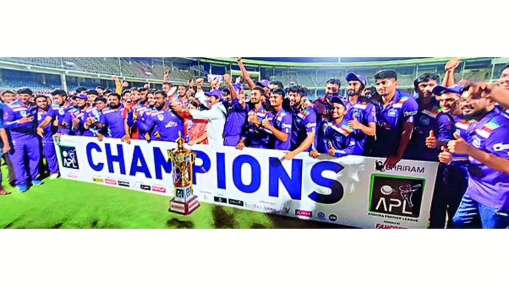 Coastal Riders Tops Andhra Premier League Winner List Coastal Riders Tops Andhra Premier League Winner List