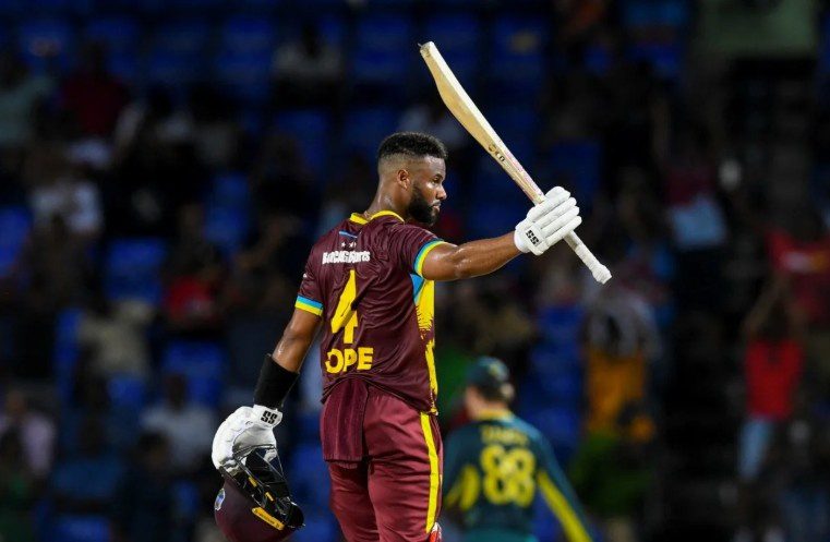 Shai Hope remained unbeaten