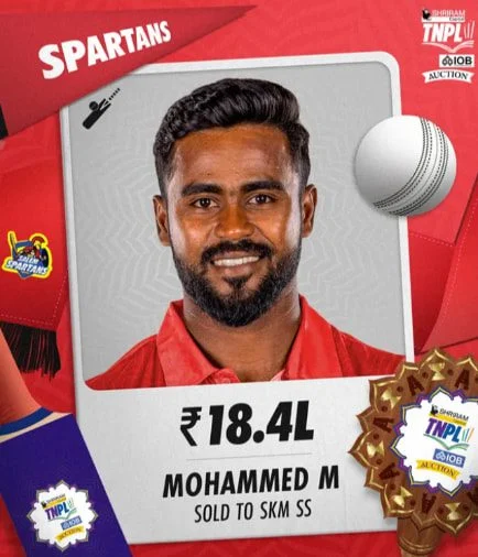 Tamil Nadu Premier League — M. Mohammed Tamil Nadu Premier League — M. Mohammed