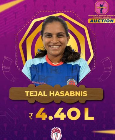 Women's Maharashtra Premier League — Tejal Hasabnis Women's Maharashtra Premier League — Tejal Hasabnis