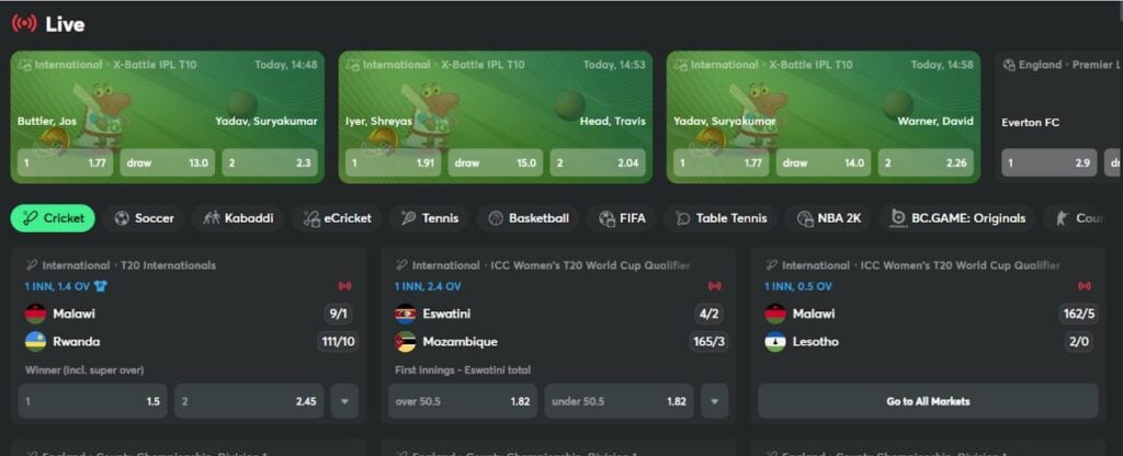 betting apps offer live betting