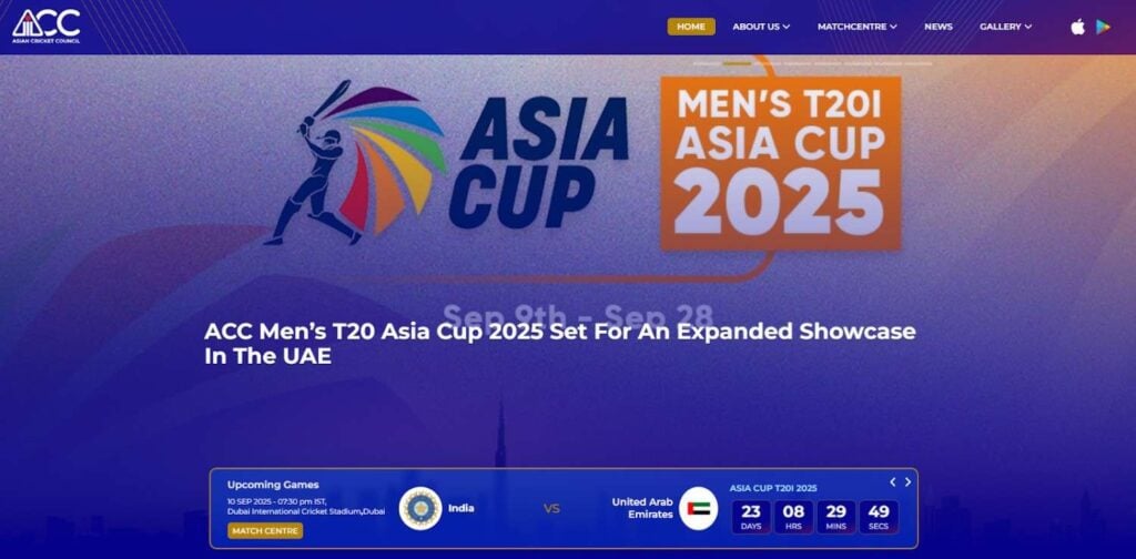 Asian Cricket Council (ACC) Asian Cricket Council (ACC)