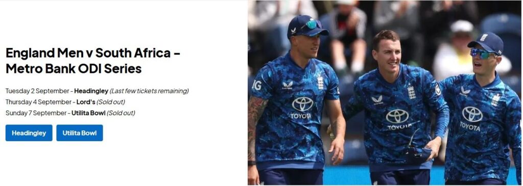 Buy England vs South Africa Tickets Buy England vs South Africa Tickets