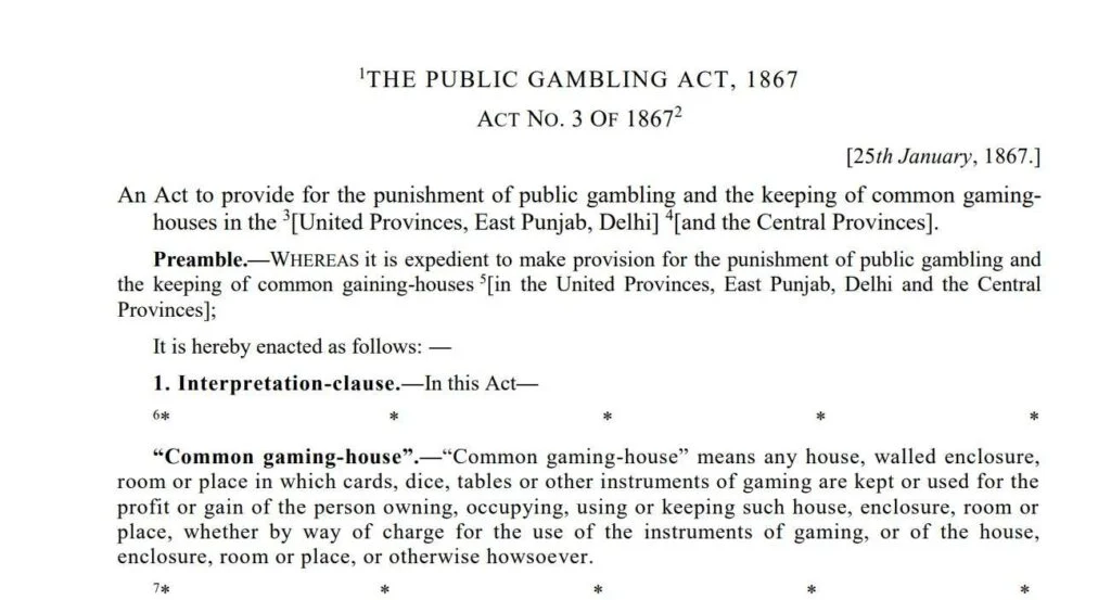 Indian Laws Relating to Online Gaming and Gambling Indian Laws Relating to Online Gaming and Gambling