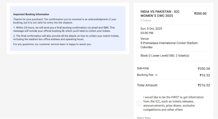 Add tickets to your cart Add tickets to your cart