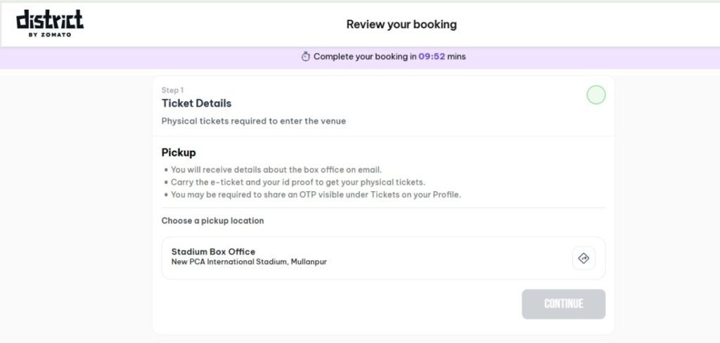 Review Your Booking Details Review Your Booking Details