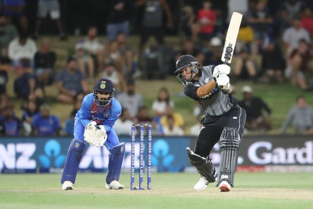 Tim Seifert and Ross Taylor (34) vs Shivam Dube Tim Seifert and Ross Taylor (34) vs Shivam Dube