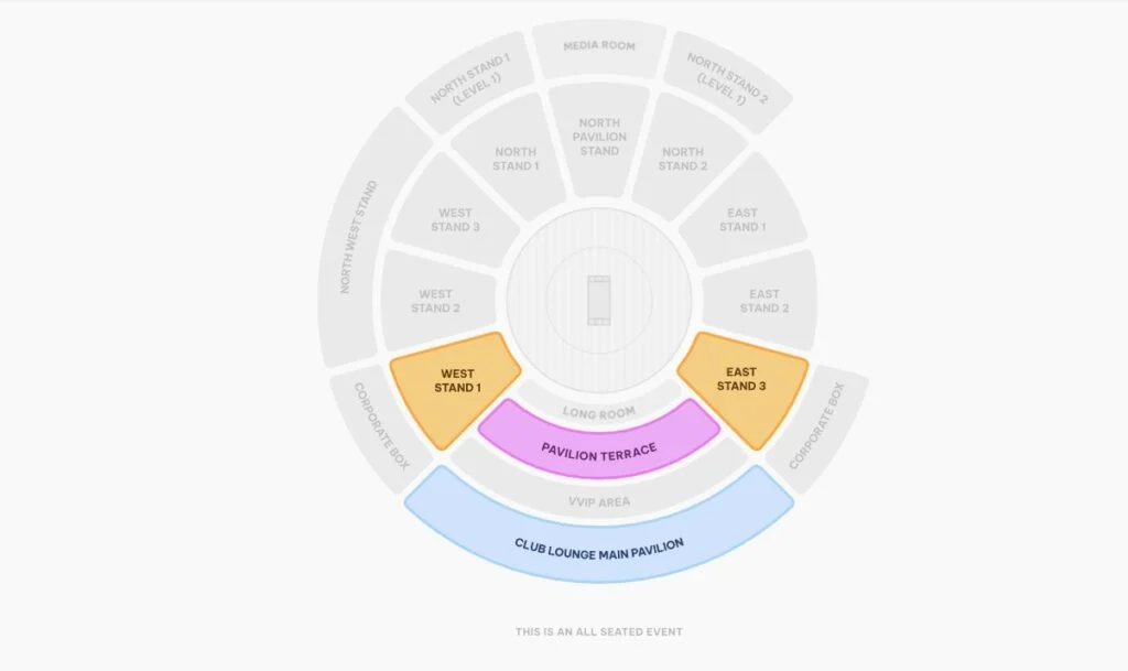 Stadium map Stadium map