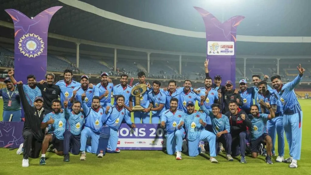 Mumbai Syed Mushtaq Ali Trophy Winners Mumbai Syed Mushtaq Ali Trophy Winners