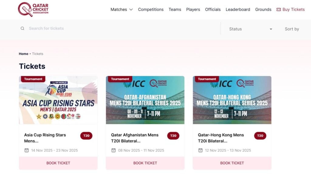 Qatar Cricket Association Qatar Cricket Association