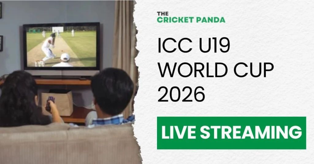 ICC U19 World Cup 2026 Live Streaming