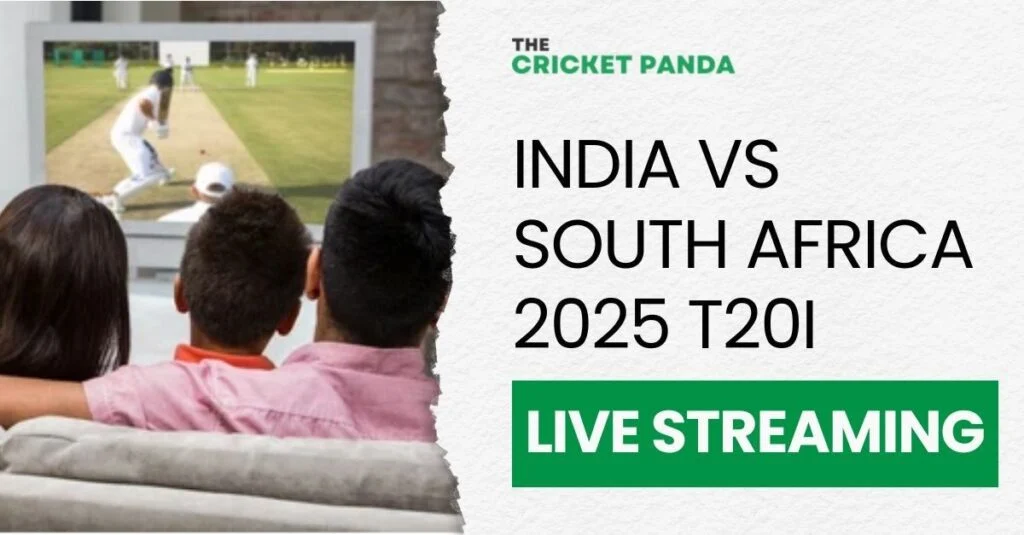 India vs South Africa 2025 T20I Live Streaming