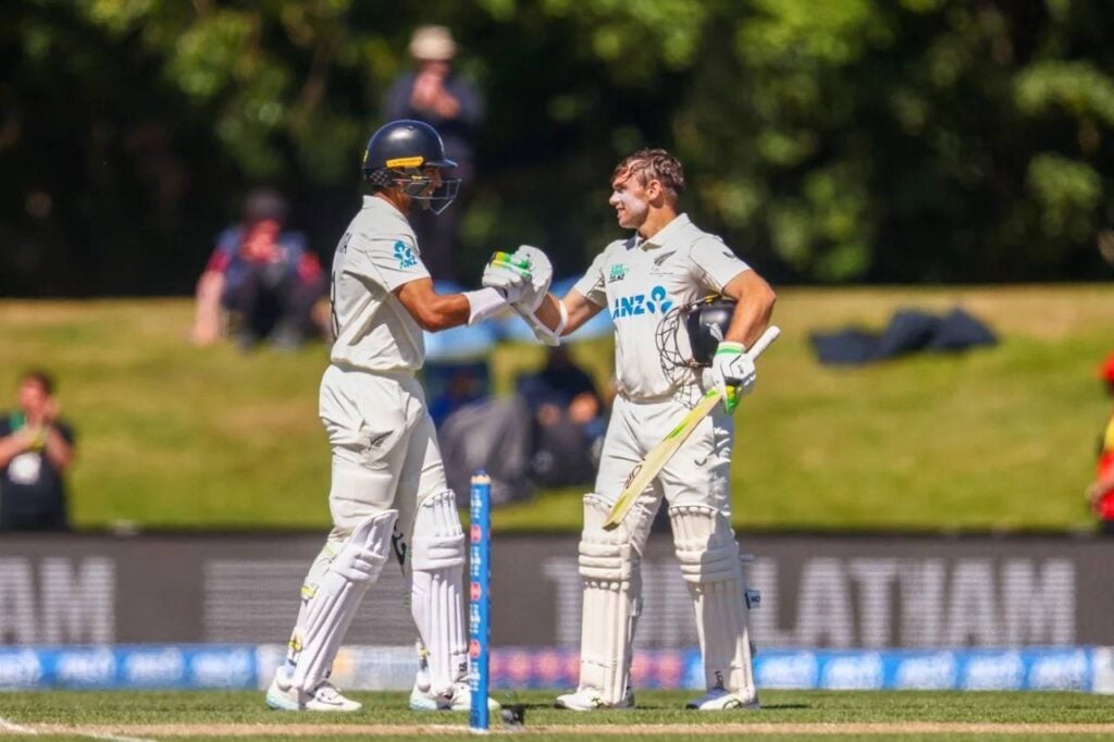 Latham and Ravindra Hit Hundreds as NZ Take 481-Run Lead on Day 3 Latham and Ravindra Hit Hundreds as NZ Take 481-Run Lead on Day 3