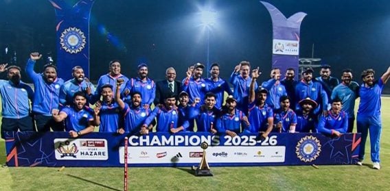 Vidarbha Won First Vijay Hazare Trophy 2025–26 Vidarbha Won First Vijay Hazare Trophy 2025–26