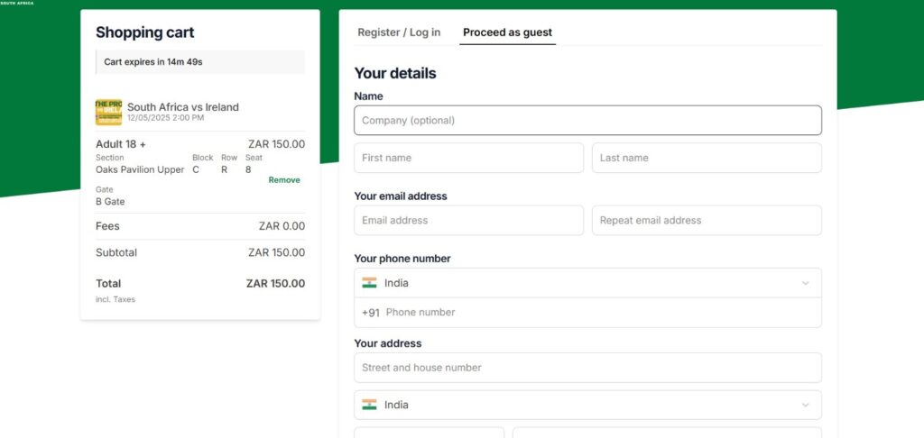 Fill your details Fill your details