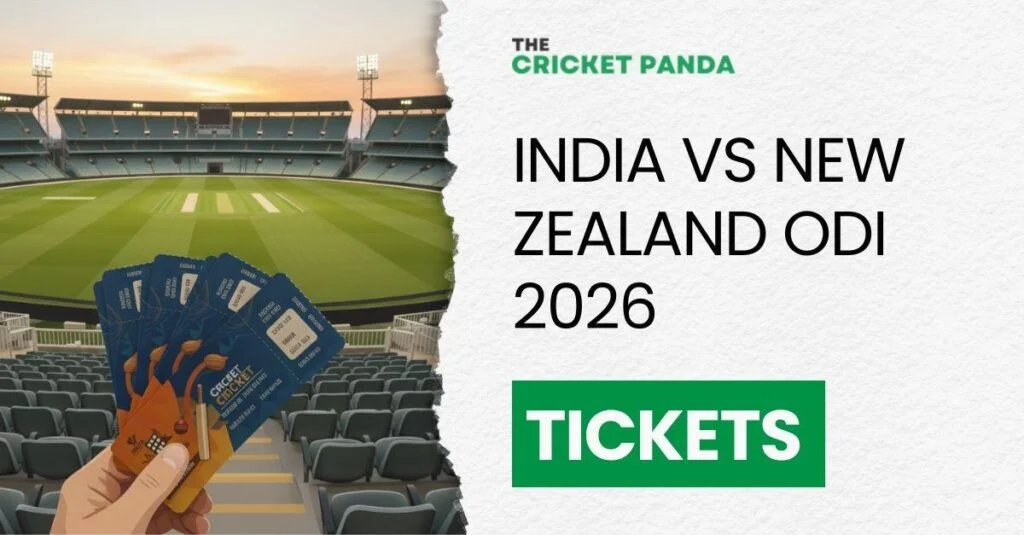IND vs NZ 2026 ODI Tickets