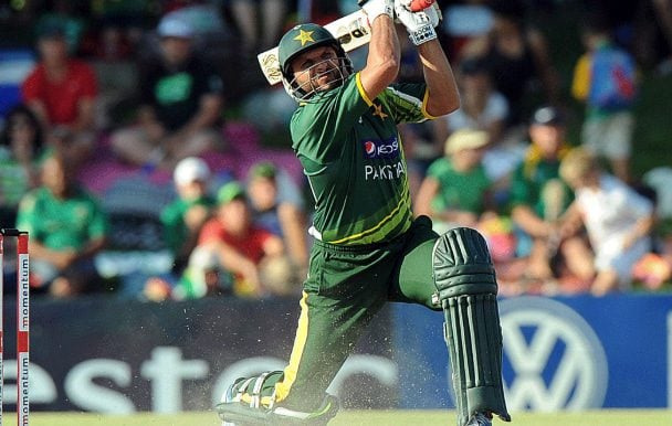 Shahid Afridi - 153 meters Shahid Afridi - 153 meters