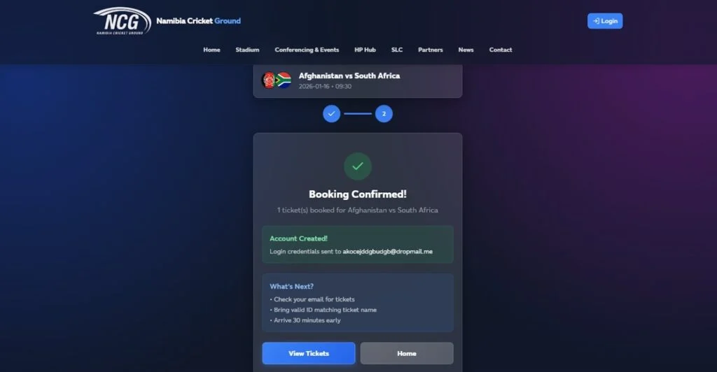 View Tickets For ICC U19 World Cup 2026 View Tickets For ICC U19 World Cup 2026