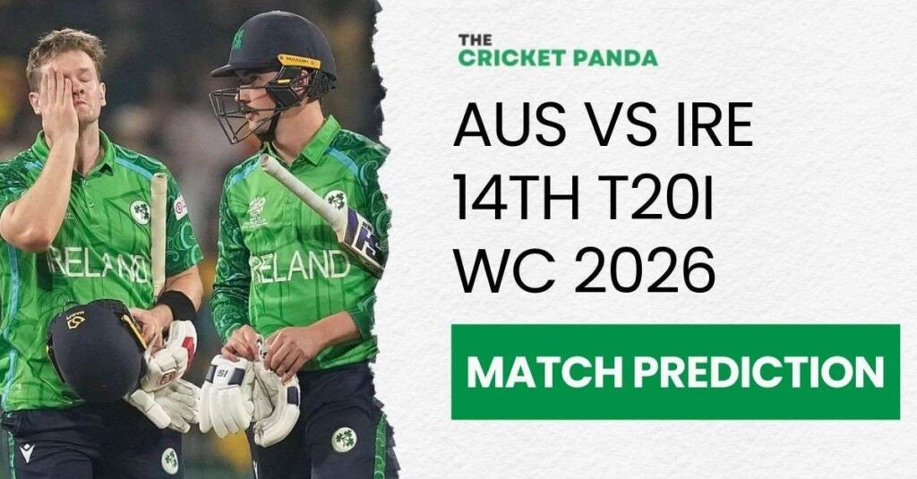 AUS vs IRE 14th T20I WC 2026 Match Odds
