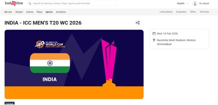 Create or log in to your BookMyShow account Create or log in to your BookMyShow account