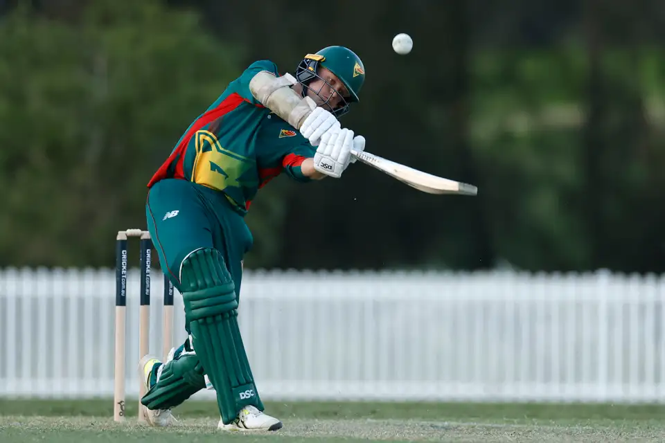 Matt Kuhnemann made the first half-century of his career