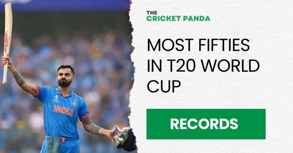 Most-Fifties-in-T20-World-Cup