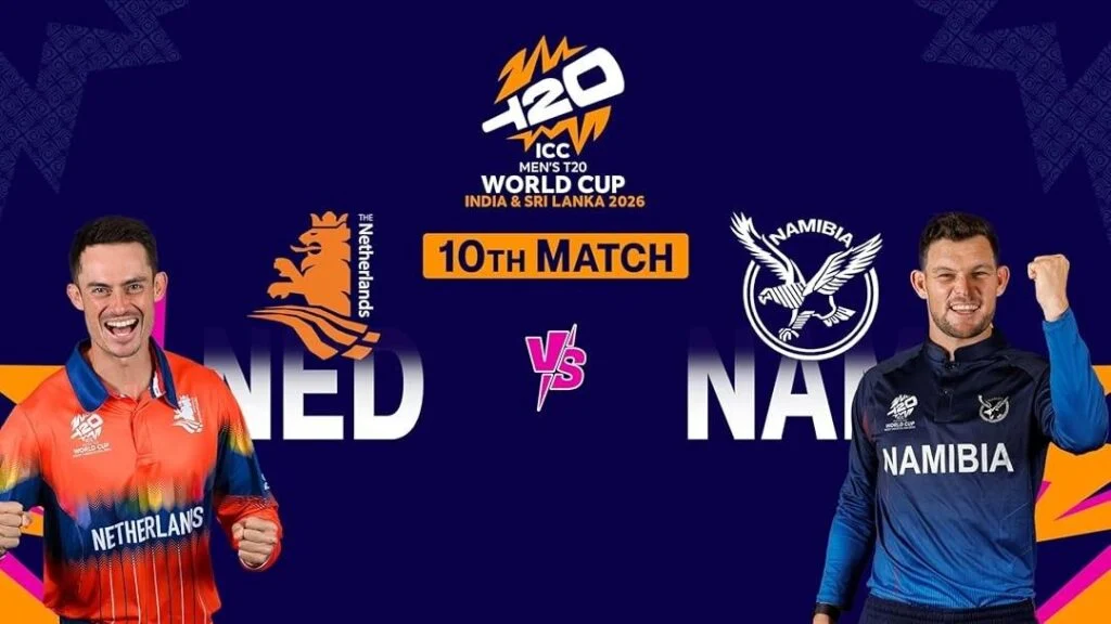 NED vs NAM T20I WC 2026 Match 10 Odds, Preview & Prediction