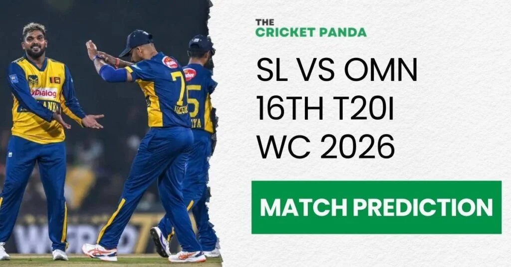 SL vs OMN 16th T20I WC 2026 Match Odds
