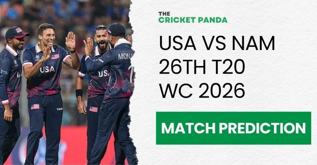 USA vs NAM 26th T20 WC 2026 Match Odds