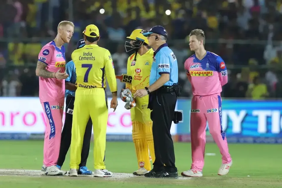 RR vs CSK intense moment in IPL RR vs CSK intense moment in IPL