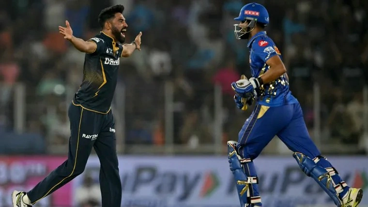 GT vs MI Match head to head moment GT vs MI Match head to head moment
