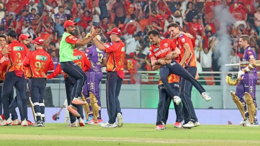 KKR vs PBKS Head to Head Moment KKR vs PBKS Head to Head Moment